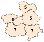 Diputados por circunscripción (elecciones a las Cortes de Castilla-La Mancha, 2019).svg