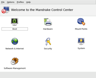 drakconf Configuration program used by Mandriva-based Linux distributions