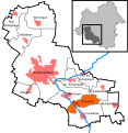 Deutsch: Lage von Drohndorf in der Stadt Aschersleben im Salzlandkreis in Sachsen-Anhalt, Deutschland. English: Location of Drohndorf in the municipality Aschersleben in Salzlandkreis in Saxony-Anhalt, Germany.   selected district   other districts   settlement   border of the municipality   border between two districts   Wipper   This file was uploaded with Commonist.