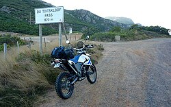 ’n Beeld van die betrokke bergpas.