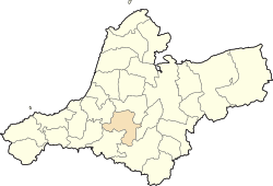 Location of the municipality within Aïn Témouchent province