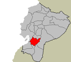 Leta Provinsi Azuay di Ekuador