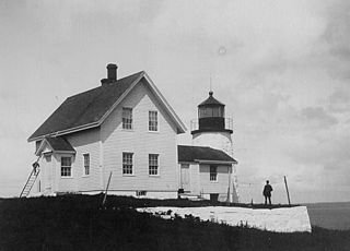 Eagle Island Light lighthouse in Maine, United States