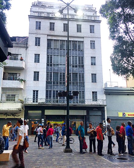 Gran Sabana Building in Sabana Grande, home to the most important ornithological collection of Latin America