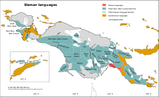 <span class="mw-page-title-main">Eleman languages</span> Language family of Papua New Guinea