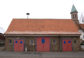 English: Former firehouse in Engelrod Hörgenauer Strasse 4, Lautertal, Hesse, Germany This is a picture of the Hessian Kulturdenkmal (cultural monument) with the ID Unknown? (Wikidata)