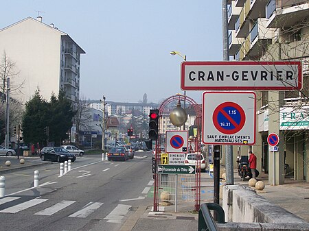 Entrée ville de Cran Gevrier