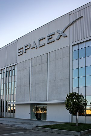 Entrance to SpaceX headquarters.jpg
