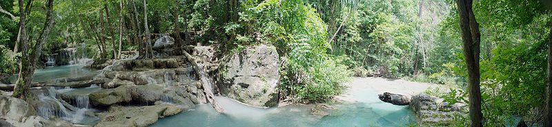 File:Erawan waterfall tier 5.jpg