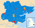 2005 results map