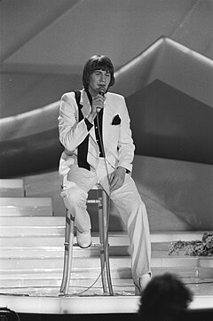 Eurovisie Songfestival 1980 ( Den Haag ) winnaar Johnny Logan in aktie, Bestanddeelnr 930-7803.jpg