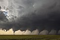Evolución de un tornado en Kansas