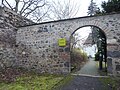 Emmauskirche churchyard wall archway