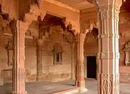 Interior de Panch Mahal, Fatehpur.