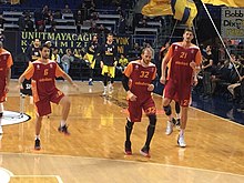 La sezione di pallacanestro maschile.