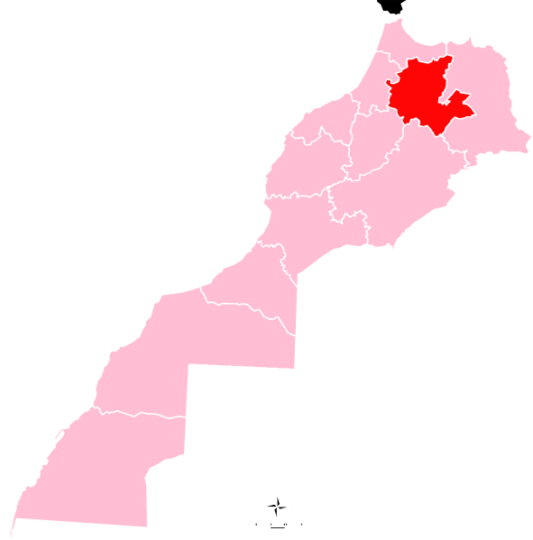 File:Fes Meknes region locator map.svg