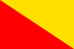 Flag of Palermo, Sicily, Italy