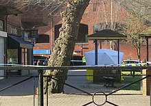 Forensic tent at The Maltings, Salisbury (cropped).jpg