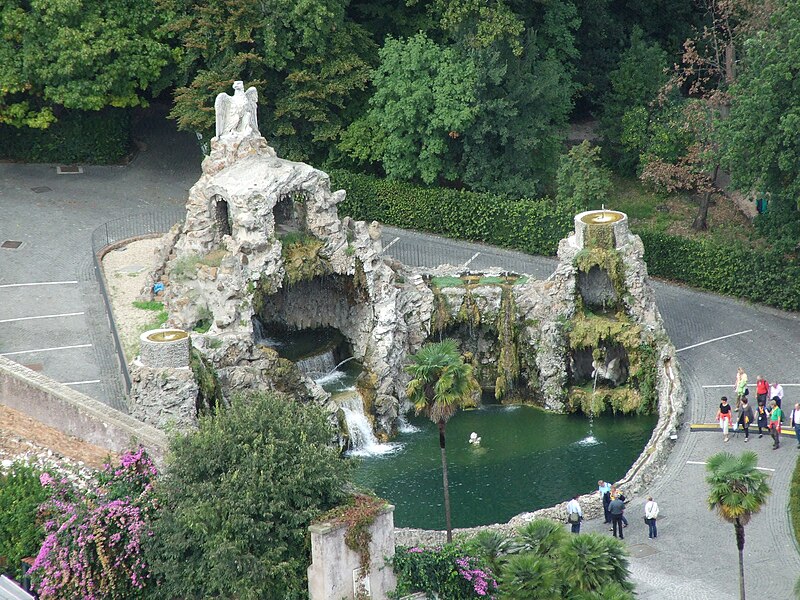 File:Fountain of the Eagle, Vatican gardens, Rome.JPG