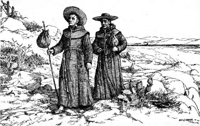 File:Franciscan missionaries in California.jpg