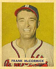 Frank McCormick 1940 NL MVP and 9x All-Star Frank McCormick 1949.jpg