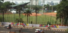 Photo of the Gelora Bung Karno Softball Field taken from the nearby shopping mall fX Sudirman GBK Softball Stadium from FX.png