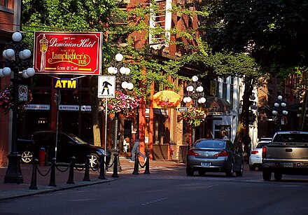 Gastown - the original townsite of Vancouver and now the best place to find Vancouver kitsch