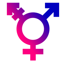 Symbole du genre transsexuel et de la bisexualité