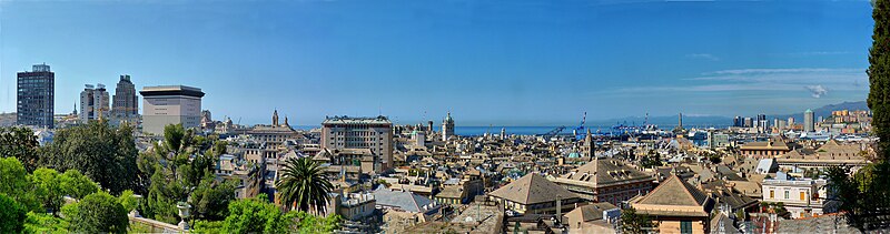 File:Genova panorama centro storico da villetta Di Negro.jpg