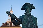 Thumbnail for File:George Vancouver Statue Kings Lynn.jpg