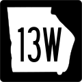 Georgia 13W (1960).svg