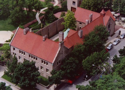 The National Historic Landmark John J. Glessner House at 1800 South Prairie Avenue