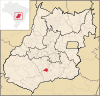 Lage von Vicentinópolis in Goiás