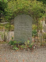 Grave of professor Bengt Edlén in Lund Sweden.JPG