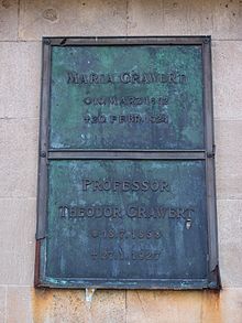 Grab des Musikers Theodor Grawert (1858–1927) auf dem Friedhof Wilmersdorf in Berlin.