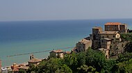 Grottammare, vista del paese alto