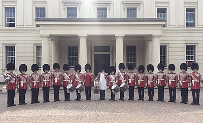 The Corps of Drums of the Honourable Artillery Company at Wellington Barracks. HAC Corps of Drums at Wellington Barracks.jpg