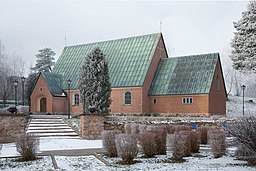 Hallstaviks kyrka i januari 2011