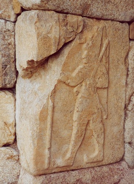 Relief in Hattusa, probably depicting Suppiluliuma II.