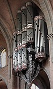 Main Pipe organ of Trier Cathedral, view from southeast