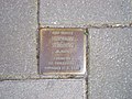 Deutsch: Stolperstein für Hermann Strübing vor dem Gebäude Barmbeker Straße 177 in Hamburg-Winterhude.