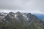 Hexenkopf, Eichham, Kuhaut, Wunspitze und Wundwand und gesehen von der Kreuzspitze