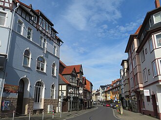 Dingworthstrasse has always been the high street of the quarter Hildesheim Dingworthstrasse.jpg