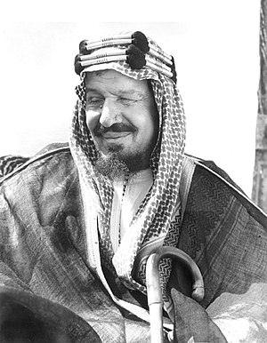 His Majesty King Abdul Aziz ibn Saud, founder of the modern Kingdom of Saudi Arabia.jpg