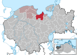Kaart van Hohenkirchen