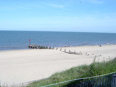 Hopton beach in 2003