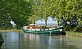 Houseboat at the Canal du Midi, Poilhes, Hérault, France