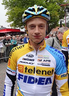 Quinten Hermans Belgian cyclist