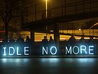 Interstate-894, West Allis, WI, January 2013. "Idle No More & Indigenous Rights"