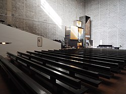 Interior of Tapiola Church.jpg